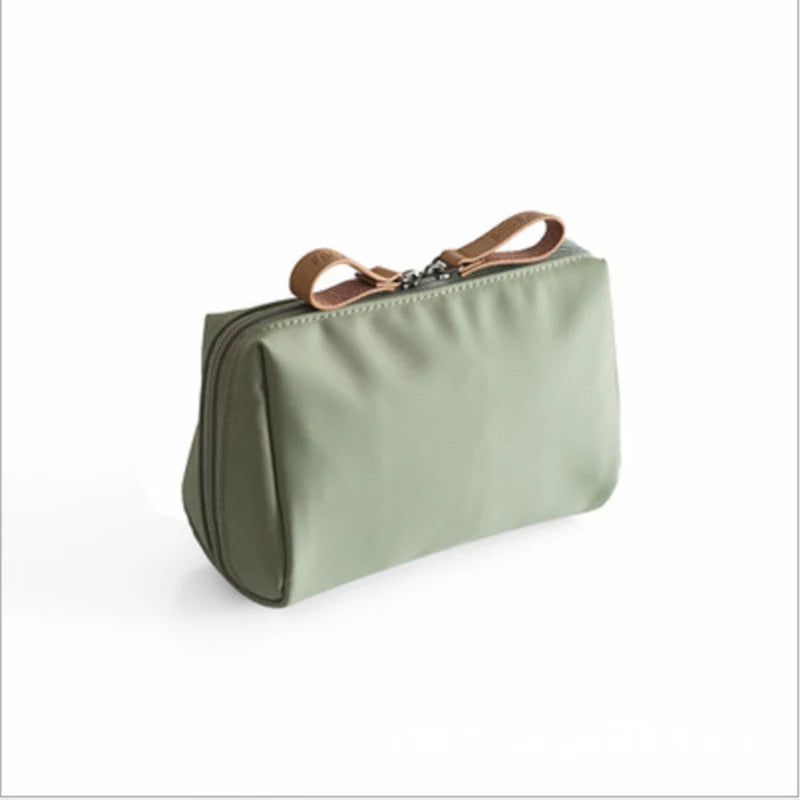 Korean Waterproof Makeup Bag – Silica Gel Cosmetic Organizer Cosmetic Organizer Bag Oasis Select Green one size