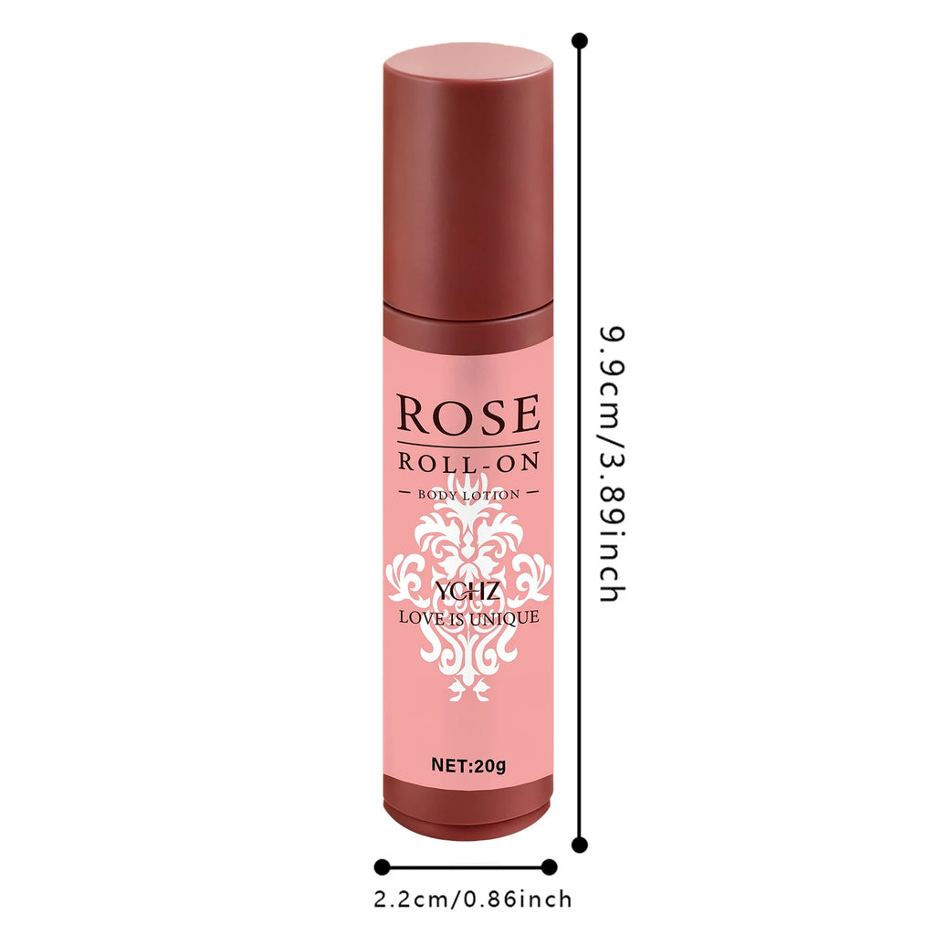YCHZ Rose Roll-On Deodorant – 72-Hour Odor Protection, 20ml