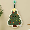 Christmas Festive Kitchen Towel Set For Holiday Decor Super Absorbent Snowman And Tree Print Hanging Hand Towel For Bathroom Oasis Select Green Christmas tree