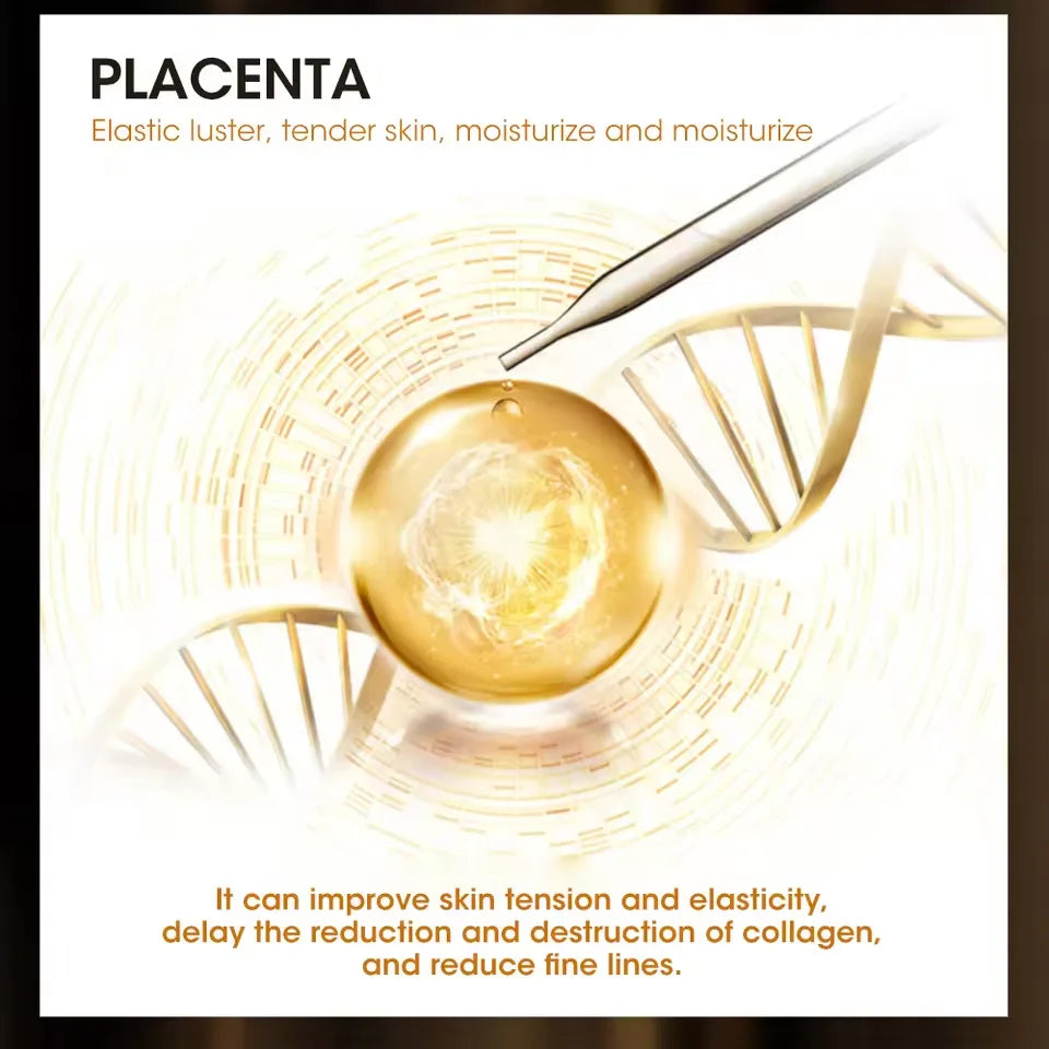 Fullerene Placenta Capsule Serum – Hyaluronic Acid & Vitamin E
