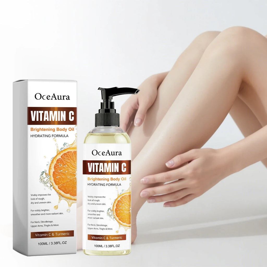 OceAura Vitamin C Body Oil – Brighten & Fade Dark Spots 100ml Brightening Body Oil Oasis Select