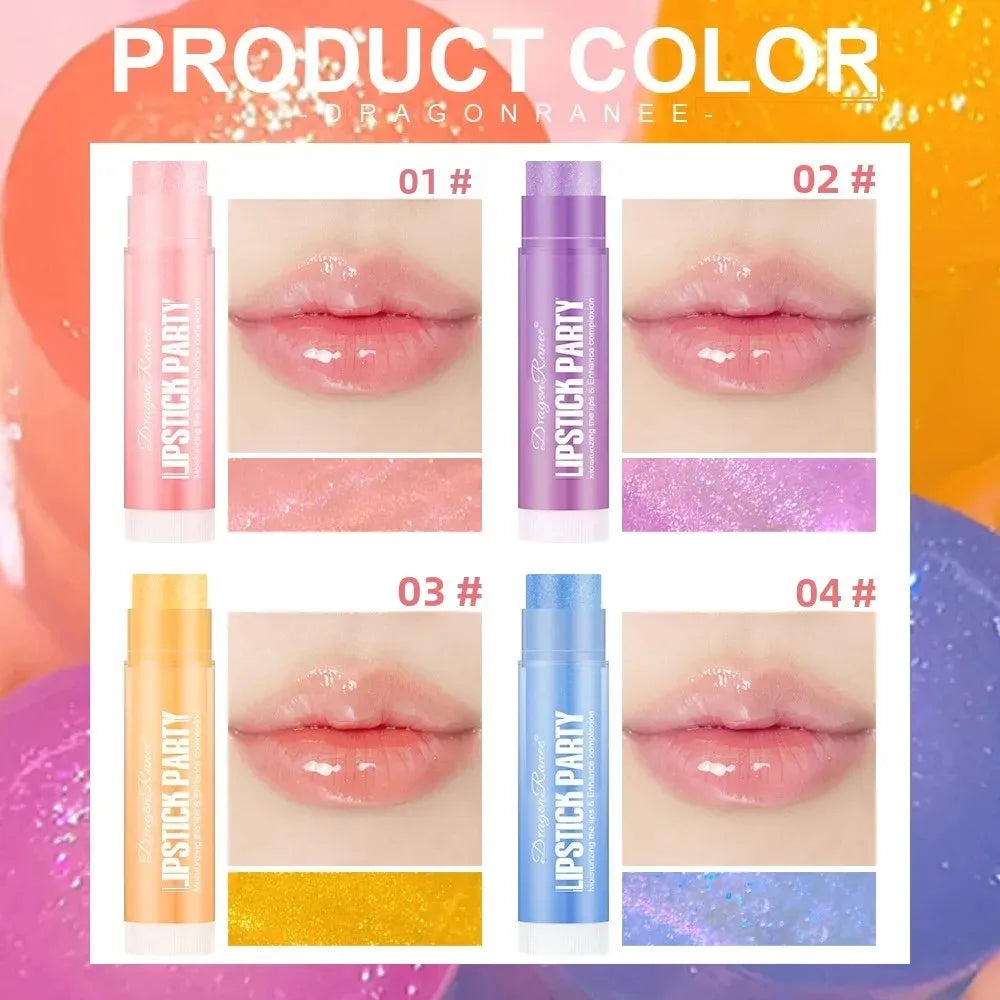 Mirror Gloss Lipstick Set 4Pcs Shimmering Plumping Hydrating Long Lasting Nourishing Lip Makeup Oasis Select