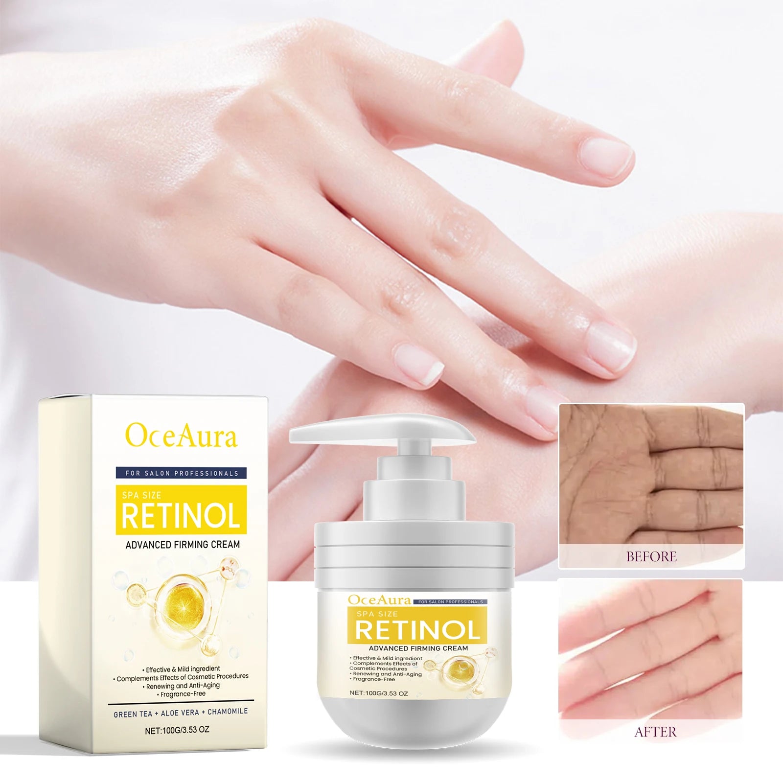 Retinol Body Cream – Firming, Brightening & Moisturizing | 100g