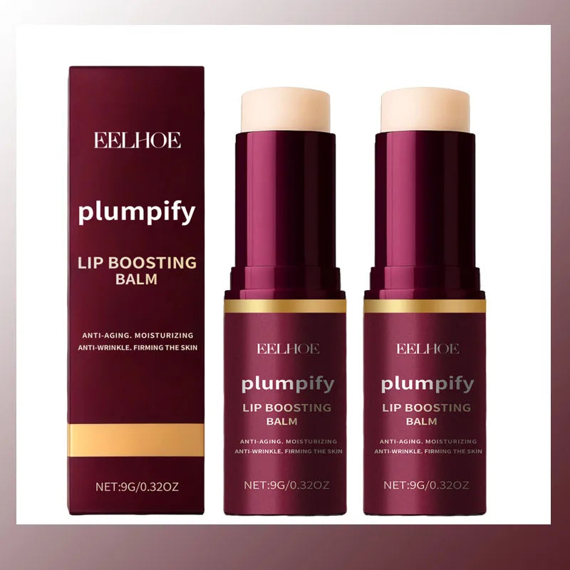 Fast Plumping Lip Balm Moisturizing Soft Lips Skin Plumper Gloss Oil Non-Sticky Daily Care Mask Beauty Makeup Cosmetics Products Oasis Select 2pc