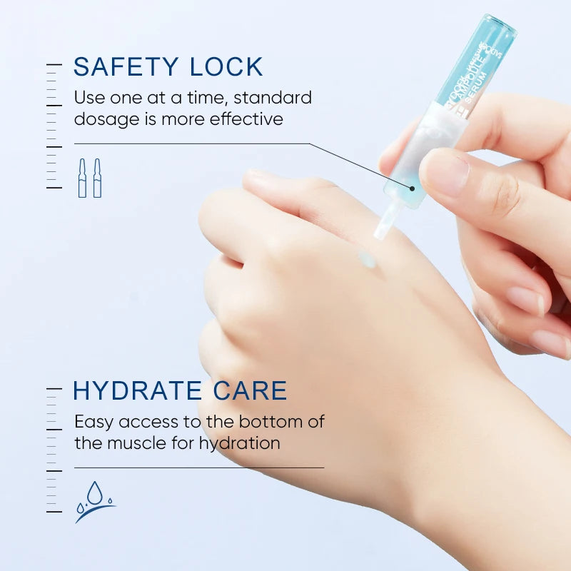 SADOER Hyaluronic Acid Ampoule Essence Set – 2ml × 7 Pcs