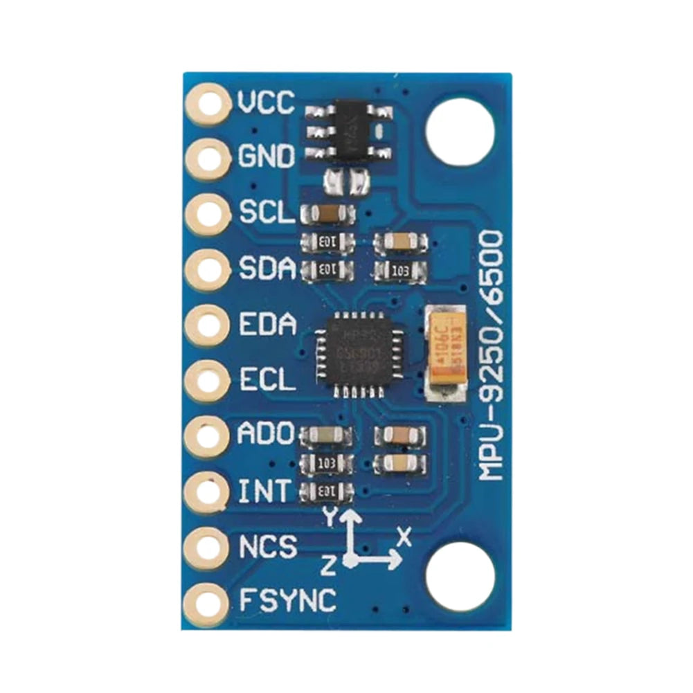 GY-9250 MPU9250 9-Axis IMU Sensor Module – IIC/SPI, 3–5V IMU Sensor Module Oasis Select