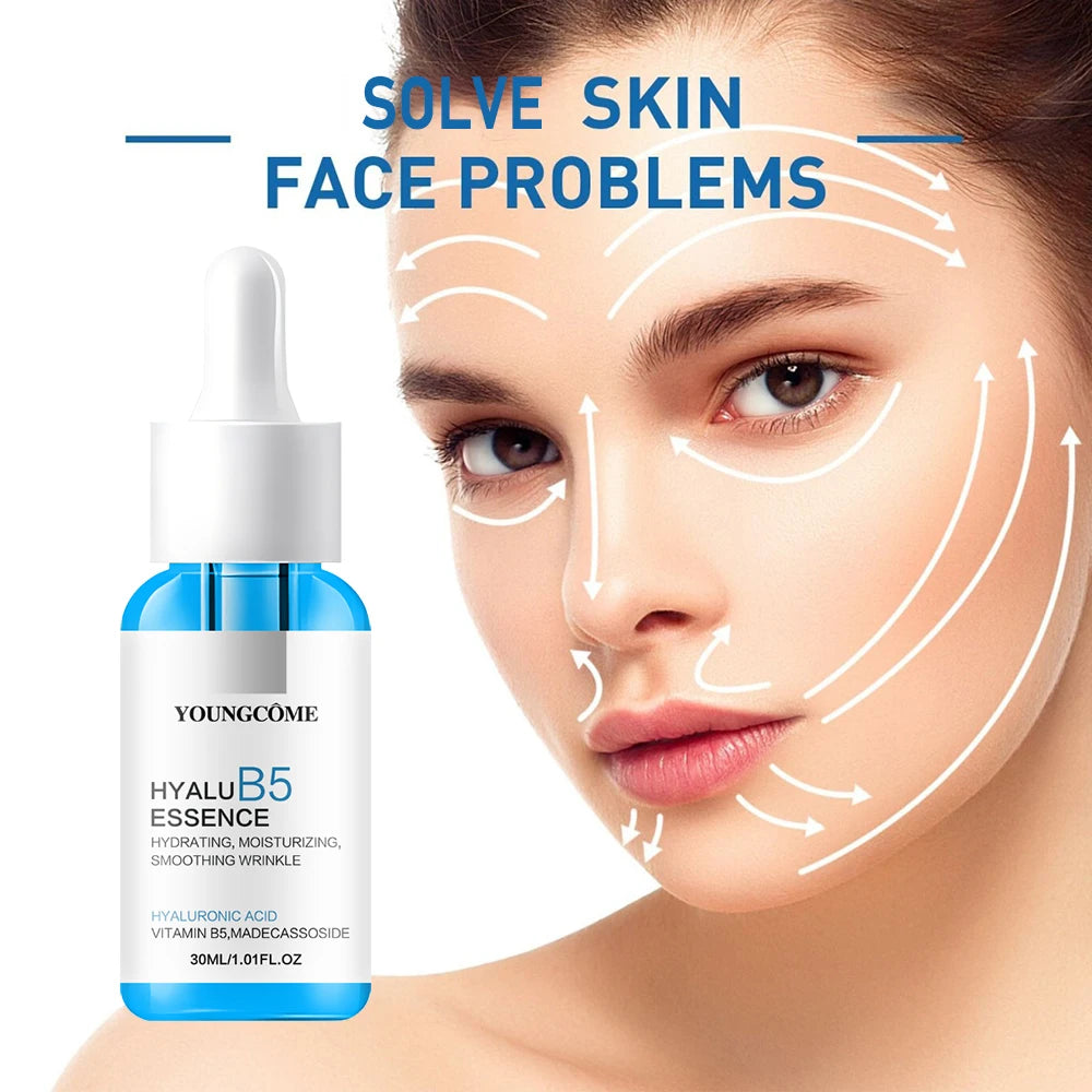 YOUNGCOME HYALU B5 Serum Anti -Wrinkle Collagen Instant Face Tightening Fade Fine Lines Hydrating for Plumping Oasis Select 30ml