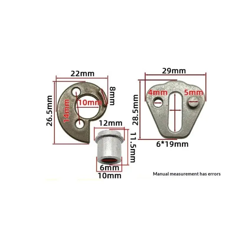 SXH 3Pcs Adjustment Block For 8-inch Single-handed Saws Chain Saw Chain Chain Tensioner Left Accessories Oasis Select 1SET