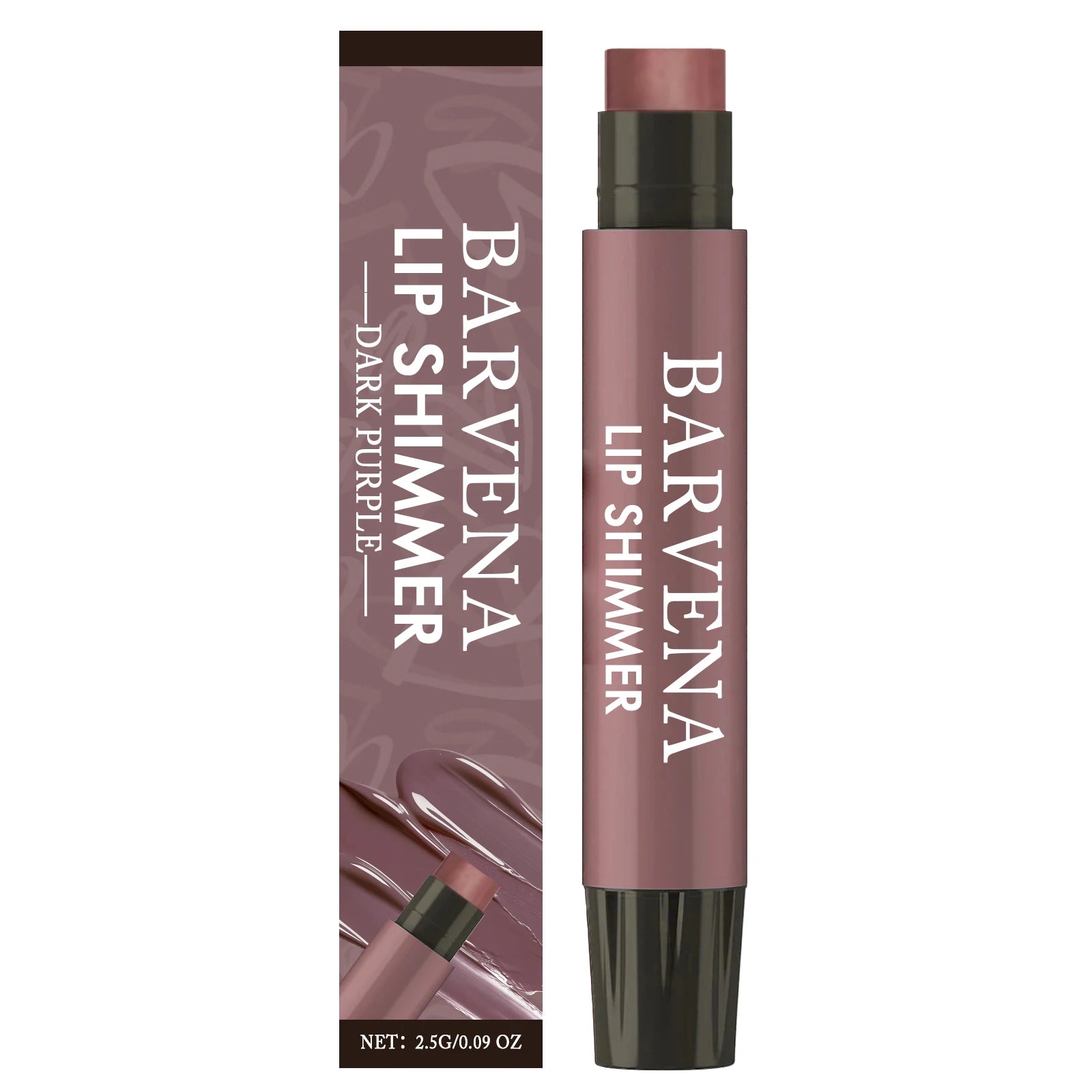 Beauty Lip Shimmer Lasting Shiny Glossy Hydrate Nourish Repair Dry Lips Smooth Soft Plump Lightweight Gentle Moisturize Lip Balm Oasis Select Dark Purple