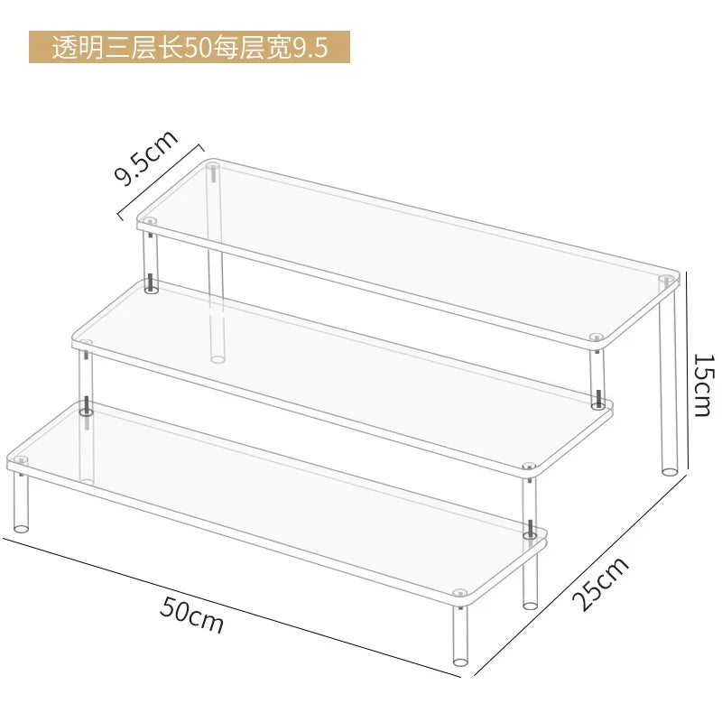 Clear Acrylic Display Stand | Perfume, Cupcake & Figurine Riser