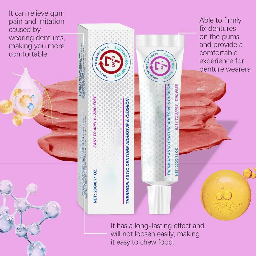 Dental Adhesive Cream For Denture Strong Complete Professional Dentures Glue Dentistry Products Materials 20g/28g/40g Oasis Select