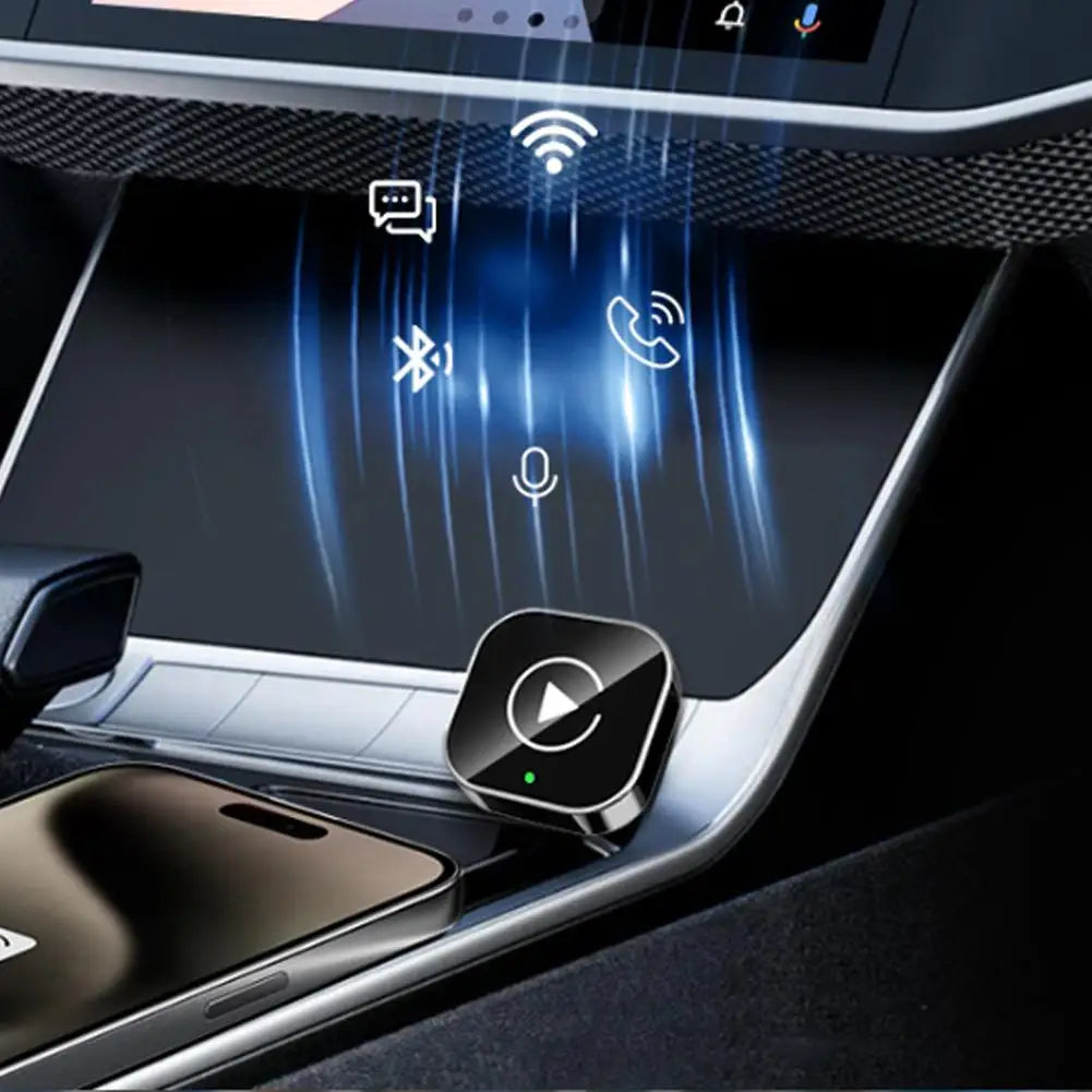 (2026 Upgraded) Wireless CarPlay Adapter for Apple iPhone ＆ Android Universal Plug and Play Connecter Car Accessories Oasis Select
