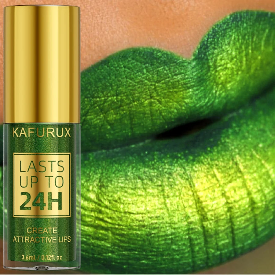 KAFURUX Metallic Glitter Lip & Eye Pencil – 3 Shades Waterproof