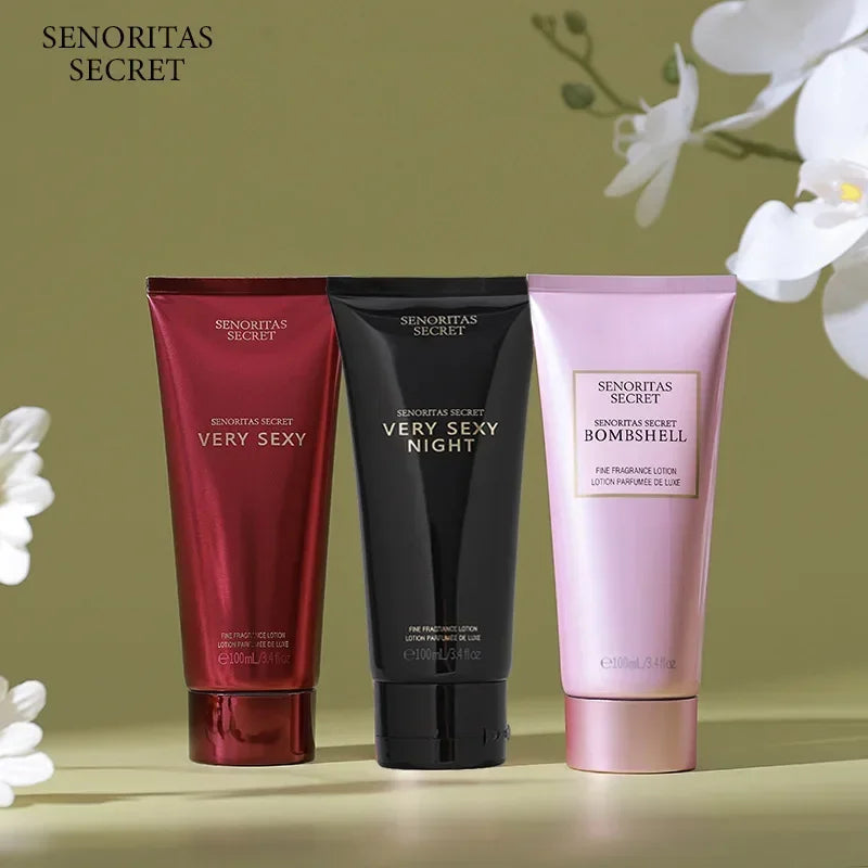 100ML Body Milk Moisturizing and hydrating Perfume Moisturizing Multi Aroma Fragrance Body Milk Portable Female Oasis Select