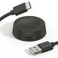 Samsung Galaxy Watch USB Charger – Fits Watch 8/7/6/5/4/Active Smartwatch Charger Oasis Select black