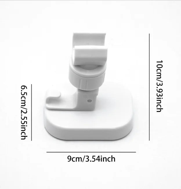 360° Adjustable Shower Head Holder Suction Cup Wall Mount Shower Head Holder Oasis Select WHITE 1PC