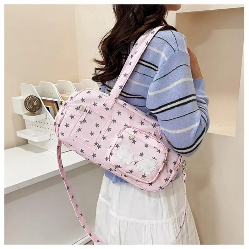 New Design Jk Bapa Large Capaci Single Oulder Crossbody Bag For Women Casual Pure Color Leisure Youth Bag Handbag Tote Bags Oasis Select