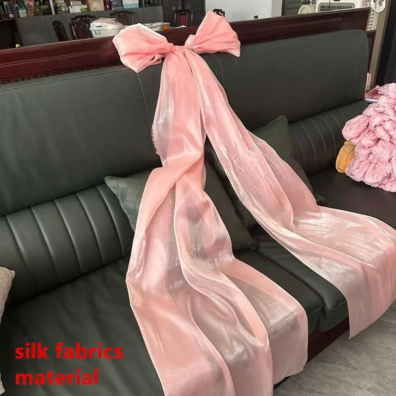 Large Organza Christmas Bow – Tree Hanging Bowknot Decoration