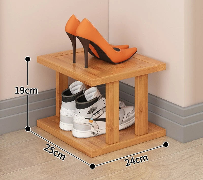 Home economy door multi-layer shoe storage artifact saves space, rental house shoe cabinet, shoe rack Oasis Select 2 layers 25