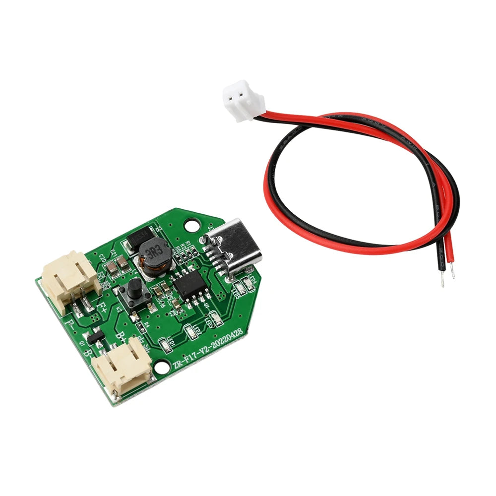 Universal 3/4 Speed Small Fan Control Board Micro Rechargeable Circuit Board Charging Module USB Type-C Oasis Select Third gear