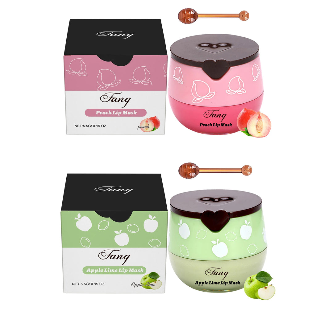 Propolis Lip Mask Moisturizing Repairing Lip Balm Stick Fade Lip Lines Hydrating Nourishing Overnight Lip Care For Dry Cracked Oasis Select 2 IN 1 1 5.5g