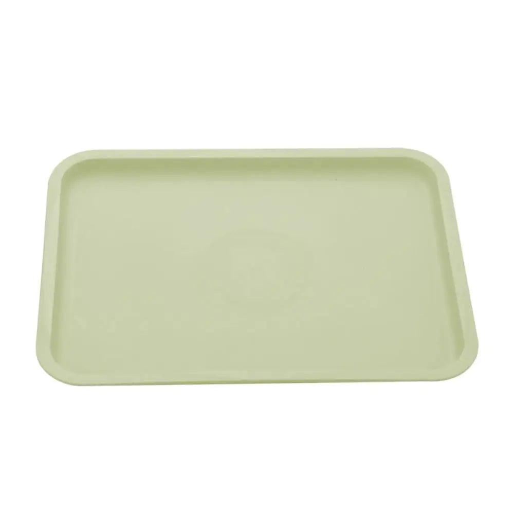 Northern Europe Plastic Storage Tray Multicolor Rectangular Food Bread Pan Hotel Service Tray Dessert Pallet Kitchen Supplies Oasis Select light green
