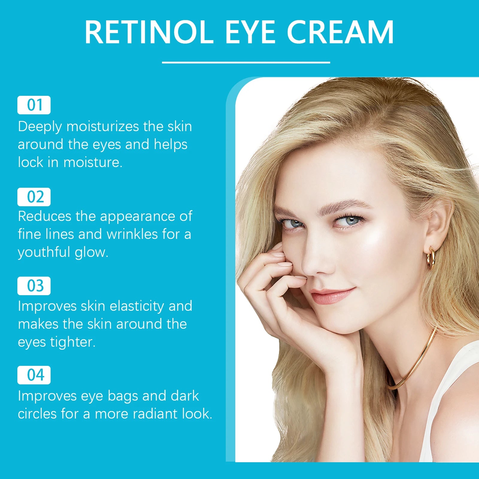 Hoygi Retinol Eye Cream – Firming, Brightening & Anti-Aging 50ml