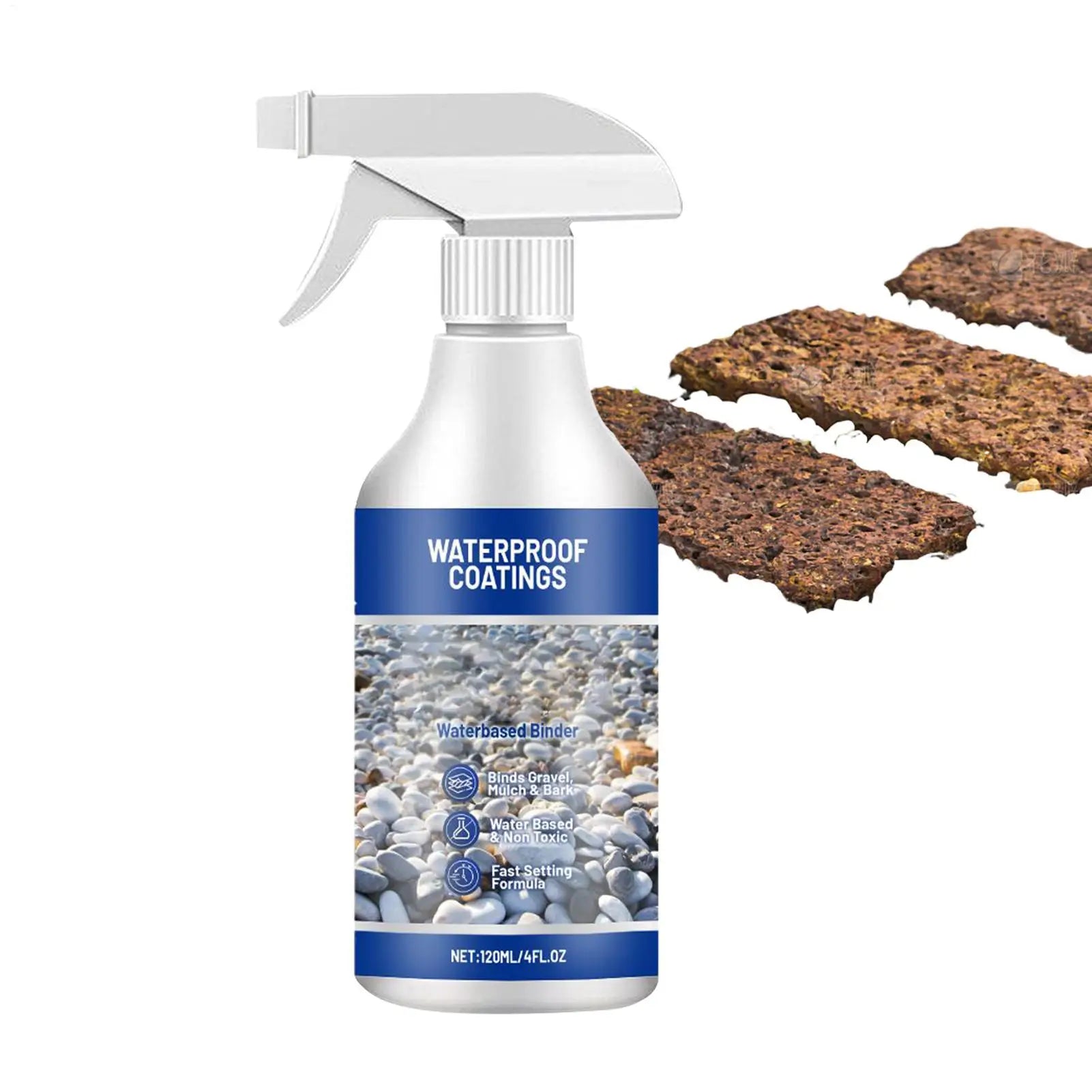 Mulch Glues For Landscaping 120ml Fast-Dry Weather-Resistant Strong Gravel Binder For Garden Pea Gravel For Yard Driveway Patio Oasis Select