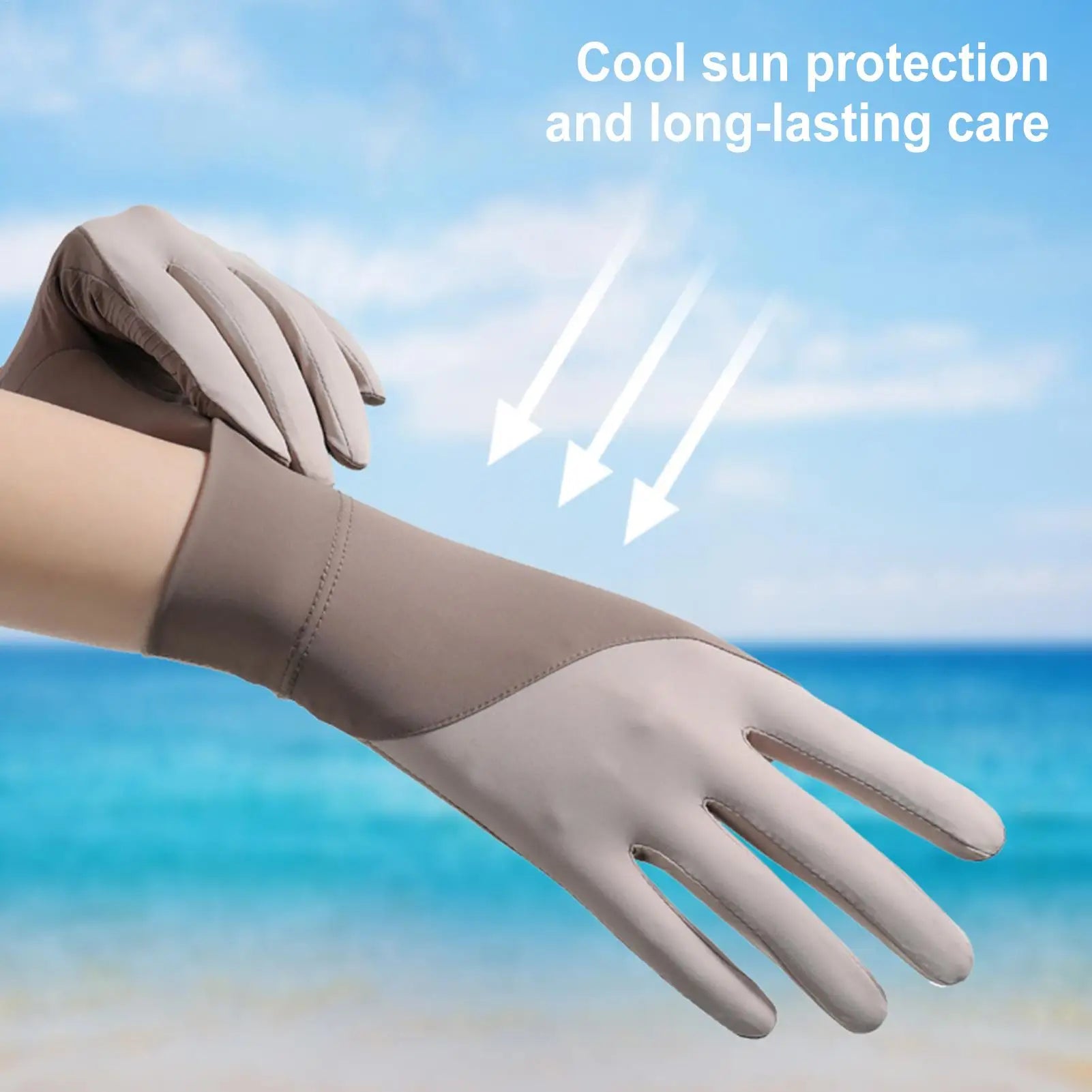 Sun Protection Gloves Fullfinger UV Protection Gloves Driving Gloves Women, Touchscreen UPF Glove Sun Protection Glove for Women Oasis Select