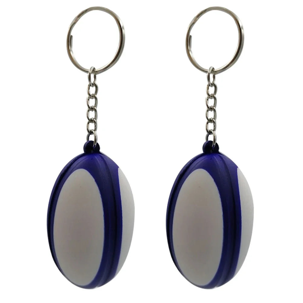 Novelty Gift Rugby Keychain Creative Sports Keyring Car Accessories Birthday Party Gifts Present Key Ring Oasis Select 2 Piece