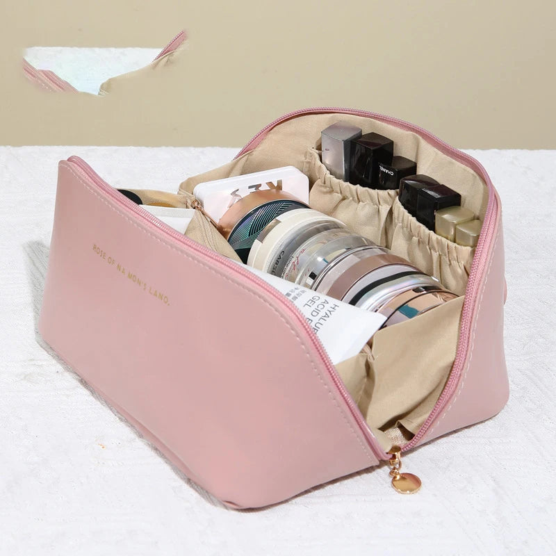 Women's Waterproof Travel Cosmetic Bag | Portable Makeup Pouch