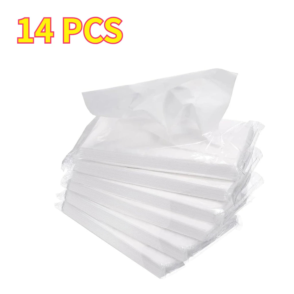 4/7/14 Packs Car Tissue Refill – 50 Sheets/Pack Soft Travel Facial Tissues for Purse & Auto, Compact Disposable Pack Paper Towel Oasis Select 14pcs