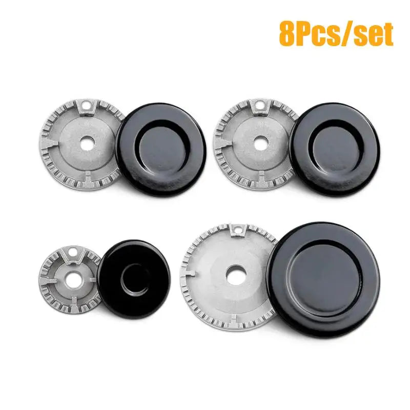 Durable 4 Or 8 Pcs Gas Stove Burner Caps Upgraded Oven Gas Hob Burner Crown Oasis Select 8Pcs