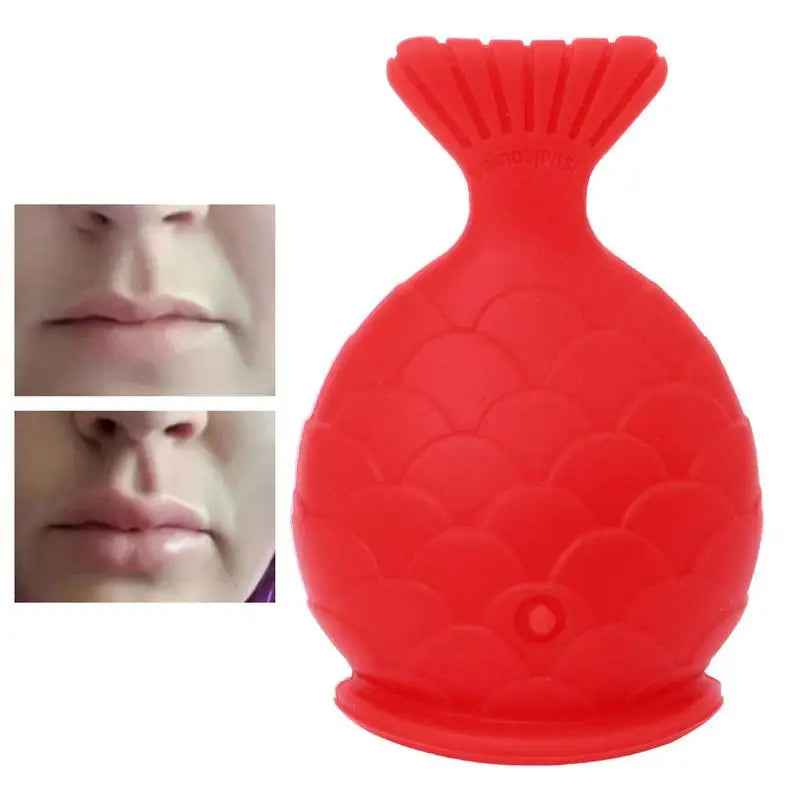 Women Sexy Silicone Full Lip Plumper Lips Soft Silicone Pout Tools Mouth Fish Natural Plump Shape Tool Lip Plumper Lips Care Oasis Select
