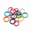 5pcs 20/25/28/33mm Metal O Ring Spring Clasps Round Carabiner Keychain Bag Clips Hook Buckles Connector For DIY Jewelry Making Oasis Select Mix Outer Size 25mm