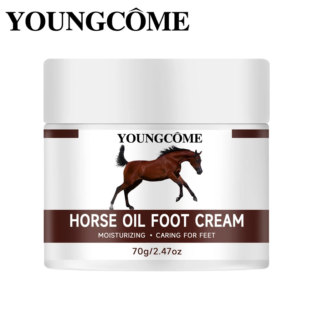 YOUNGCOME Horse Oil Foot Cream – Deep Moisturizing Ointment