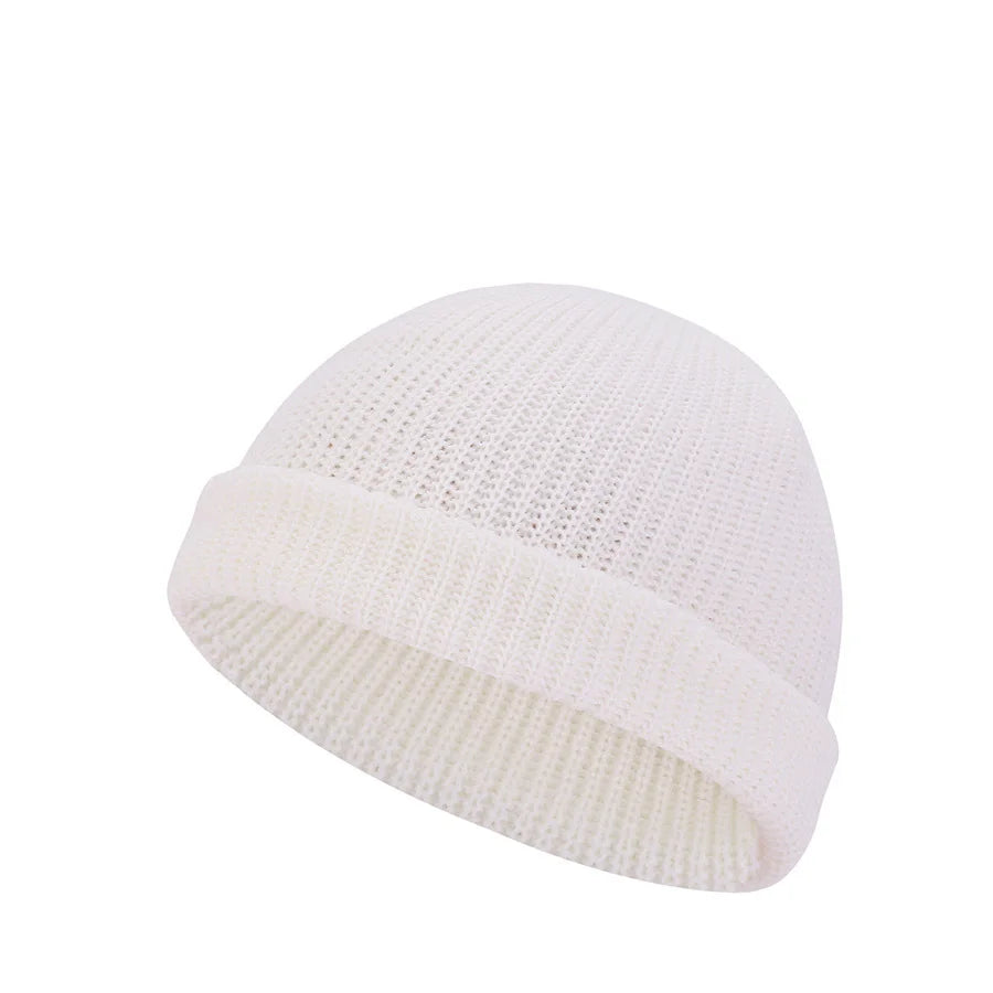 Cold hat, melon skin hat, knitted hat, short hip-hop street hat, woolen hat, men's and women's hat, street retro hexagonal hat Oasis Select 11