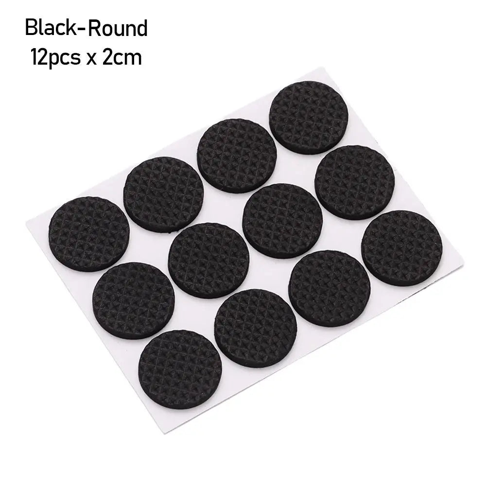 6/9/12PCS Self Adhesive Non-slip Mat Bumper Cushion Furniture Leg Foot Mat Felt Pads For Chair Table Protector Hardware Oasis Select type 3