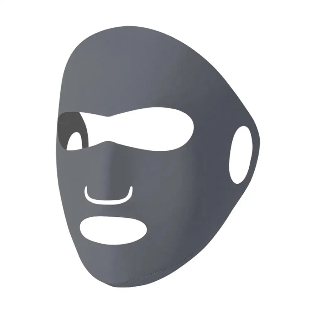 Full-face Sun Mask UV Protection Mask Ice Silk Sunscreen Mask Breathable Lightweight Cycling Face Mask Anti-UV Face mask Oasis Select Dark Gray