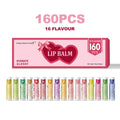 160 piece fruit jelly long-lasting moisturizing lipstick set for long-term travel care Oasis Select 160PCS lipstick