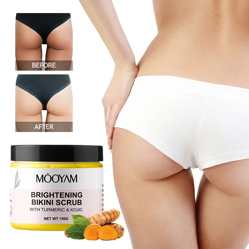 Vitamin Body Brightening Scrub – Kojic Acid & Turmeric 150g
