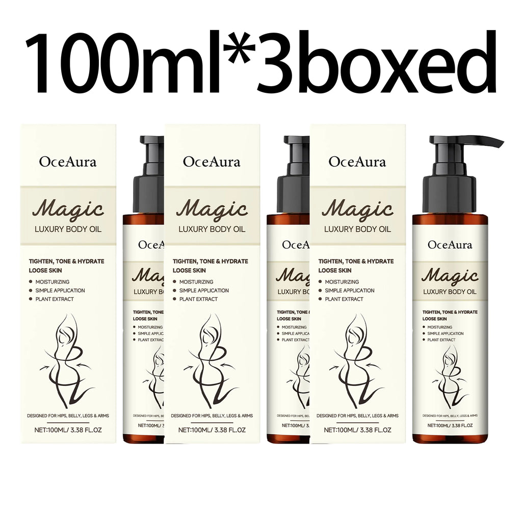 Bouncy Body Oil Moisturizing Anti Cellulite Firming Fade Fine Line Improve Sagging Body Refreshing Hydrate Firming Body Oil Oasis Select 100mlX3boxed