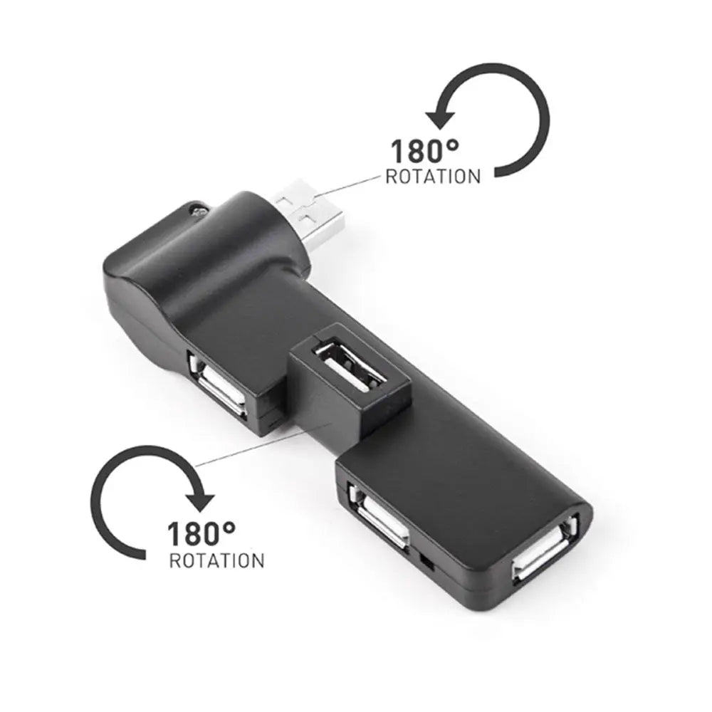 Portable Durable 4 Port USB Splitter Multi HUB Computer Peripherals USB Hubs Data Transfer Splitter USB 2.0 HUB Adapter Oasis Select