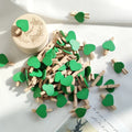 10/50pcs Red Heart Love Wooden Clothes Photo Paper Peg Pin Mini Clothespin Postcard Clips Home Wedding Valentine's Day Decorati Oasis Select Green 50pcs