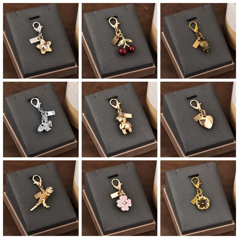 Cute Exquisite Keychains High-end Heart-shaped Bag Pendant Jewelry Decoration Oasis Select