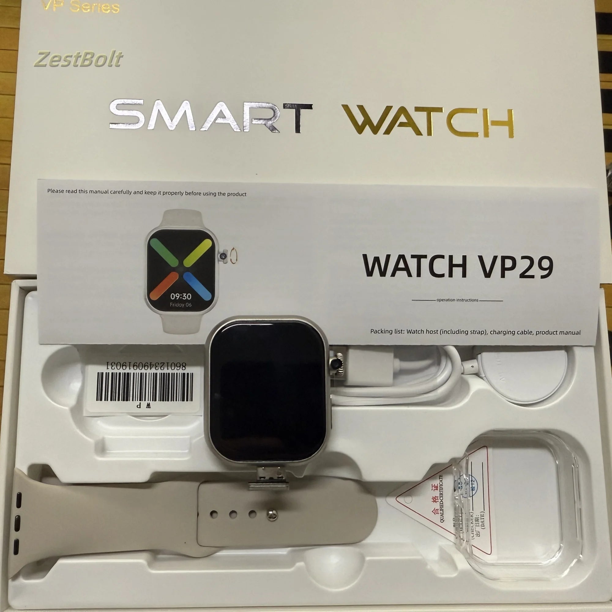 Original VP29 Smartwatch 4G LTE Android 2.29inch 8MP HD Camera Whatsapp App Store Video Calling 256GB Rom Men Smart Watch Women Oasis Select Silver 32GB 256GB