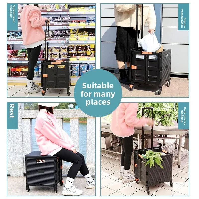 Multi-functional Shopping cart folding trolley trolley picnic trolley picnic Durable Oasis Select