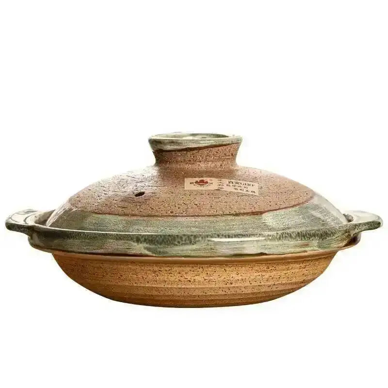 Japanese Clay Casserole Stew Pot Domestic Gas Casserole Soup Pot Open Fire Shallow Pot Ceramic Rice Cooking Pan For Gas Stove Oasis Select