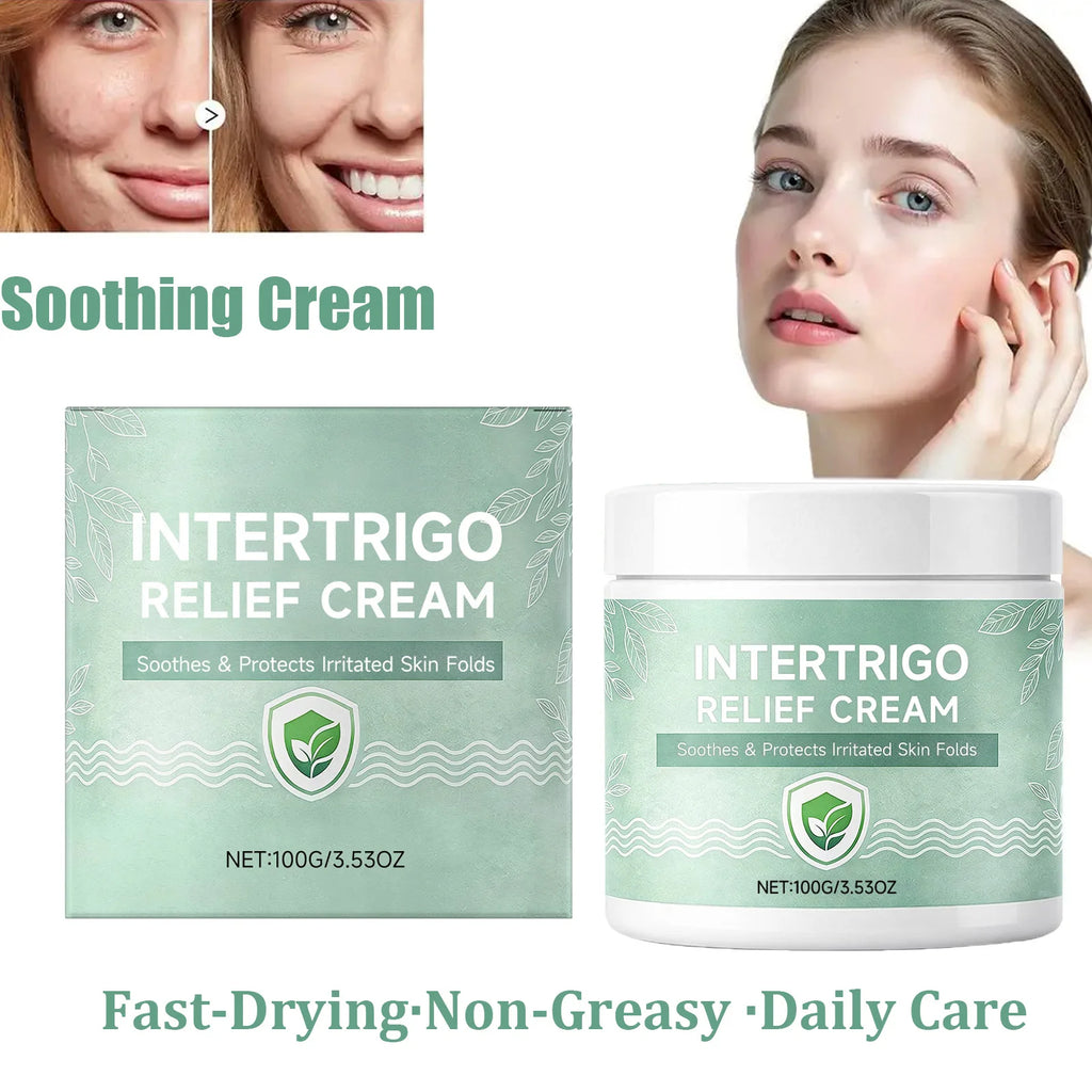 Skin Fold Soothing Cream Intertrigo Relief Helps Support Skin Comfort Moisture Friction Protection Fast-Drying Non-Greasy Smooth Oasis Select