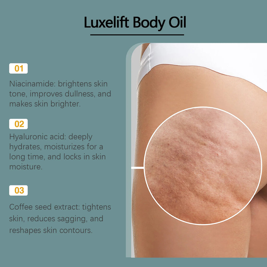 Body Firming Oil Moisturizing Lifting Improve Dry Rough Dullness Smooth Nourishing Brightening Tightening Massage Body Care Oil Oasis Select